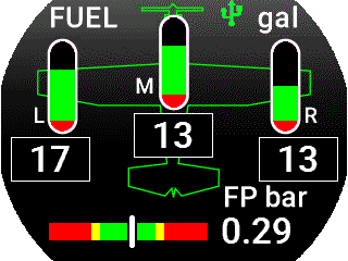 Fuel level Indicator (57 mm)