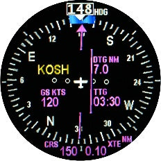 Flybox Oblo AH Standard 3”1/8 Efis (80 mm)